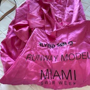 Miami limited runway collection SS21 Pink Robe
